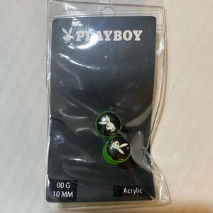 NEW PLAYBOY Bunny Acrylic Ear Gauges